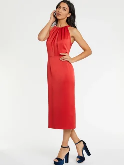 Paule Ka Robe Mi-Longue En Satin<Femme Robes