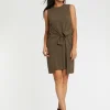 Paule Ka Robe Nouee En Crepe Envers Satin<Femme Robes