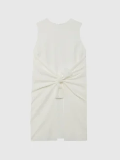 Paule Ka Robe Nouee En Crepe Envers Satin<Femme Robes