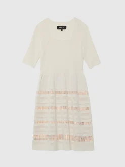 Paule Ka Robe Patineuse En Maille Ajouree<Femme Robes