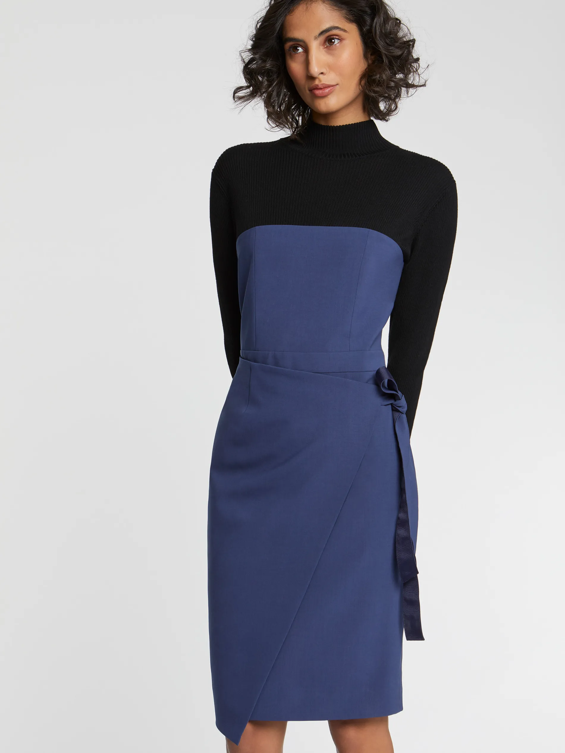 Paule Ka Robe Portefeuille En Laine<Femme Robes