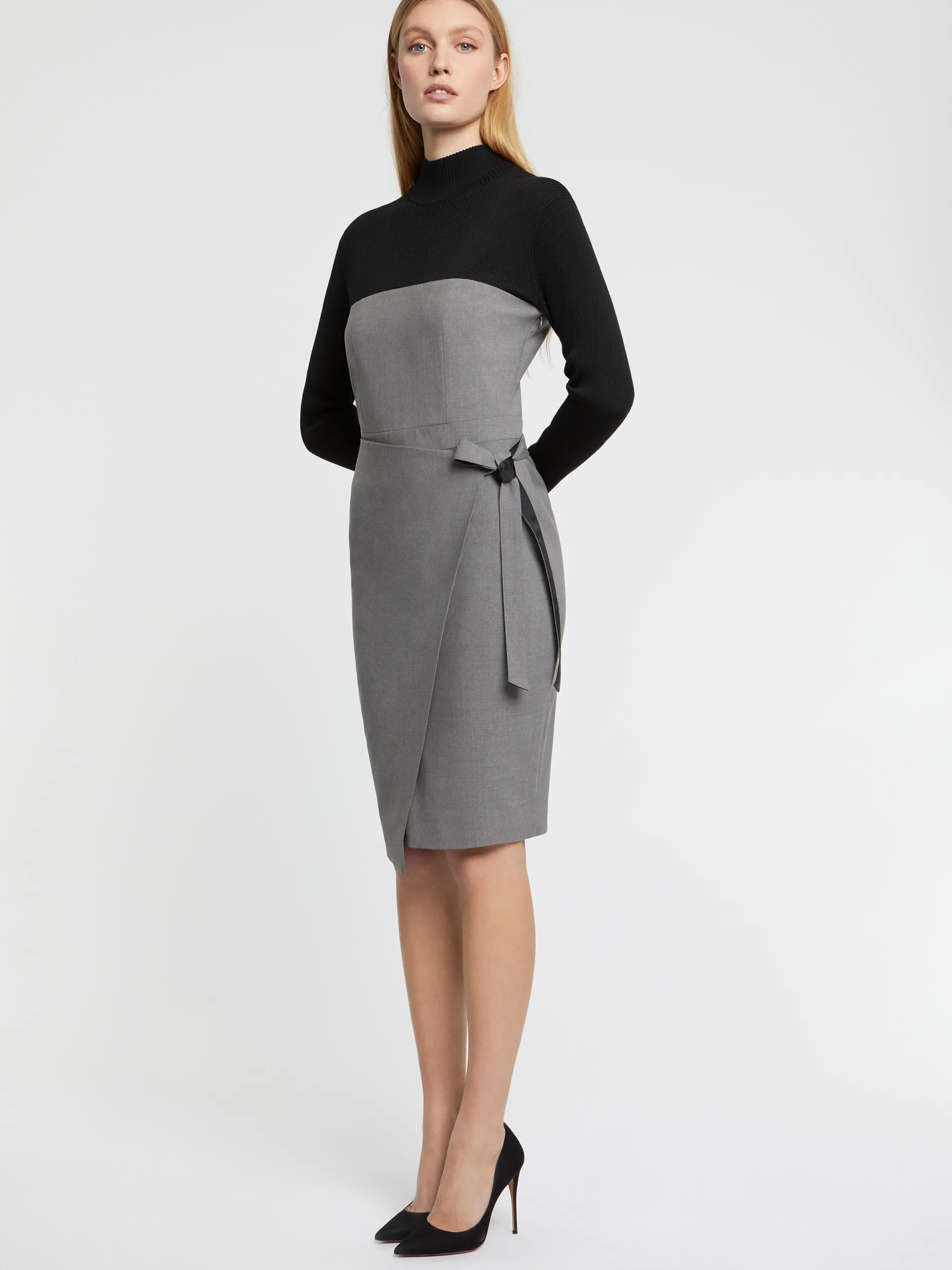Paule Ka Robe Portefeuille En Laine<Femme Robes