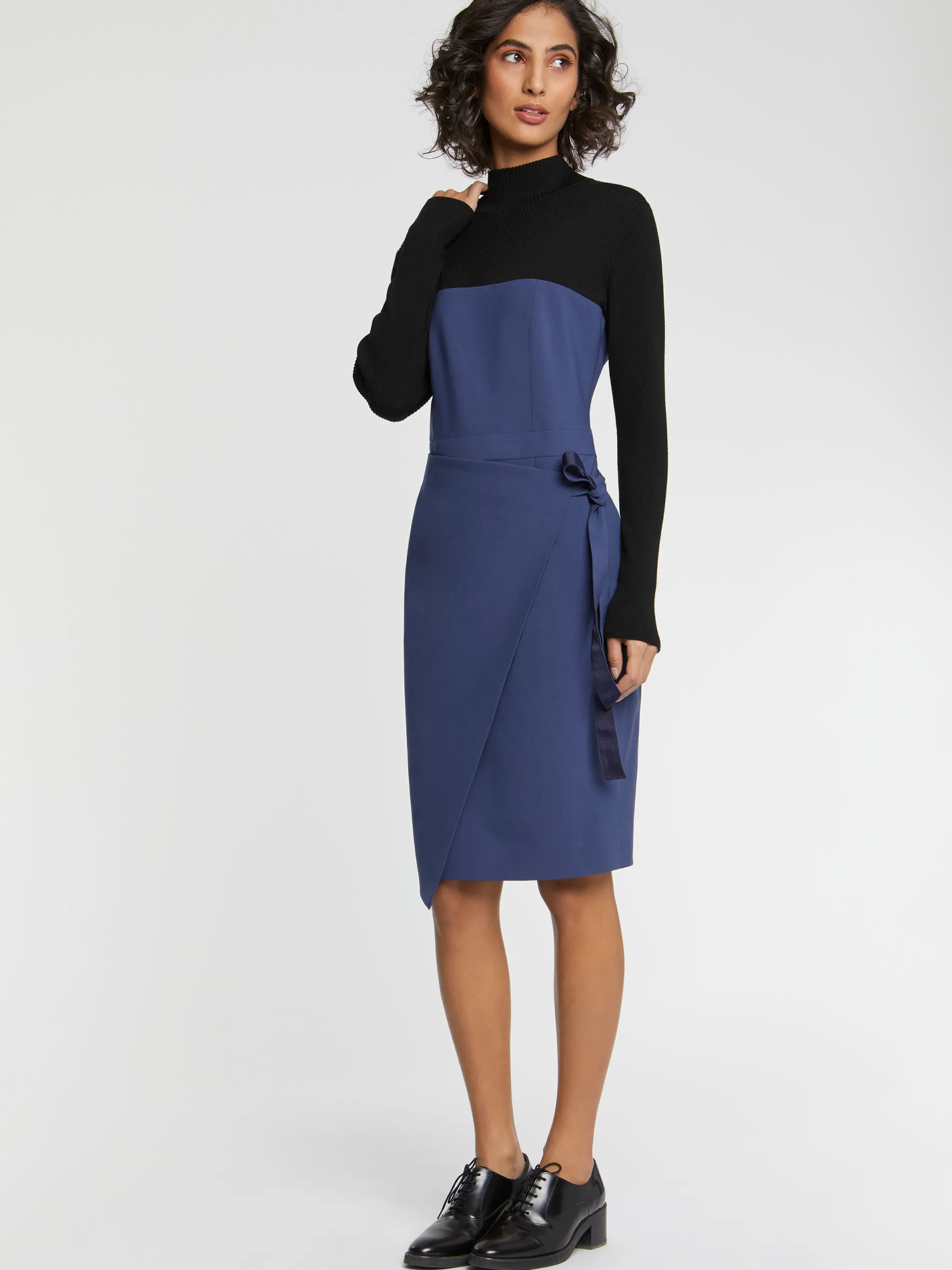 Paule Ka Robe Portefeuille En Laine<Femme Robes