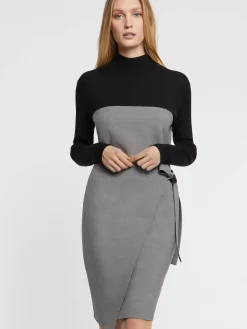Paule Ka Robe Portefeuille En Laine<Femme Robes