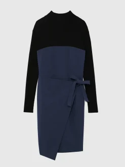 Paule Ka Robe Portefeuille En Laine<Femme Robes