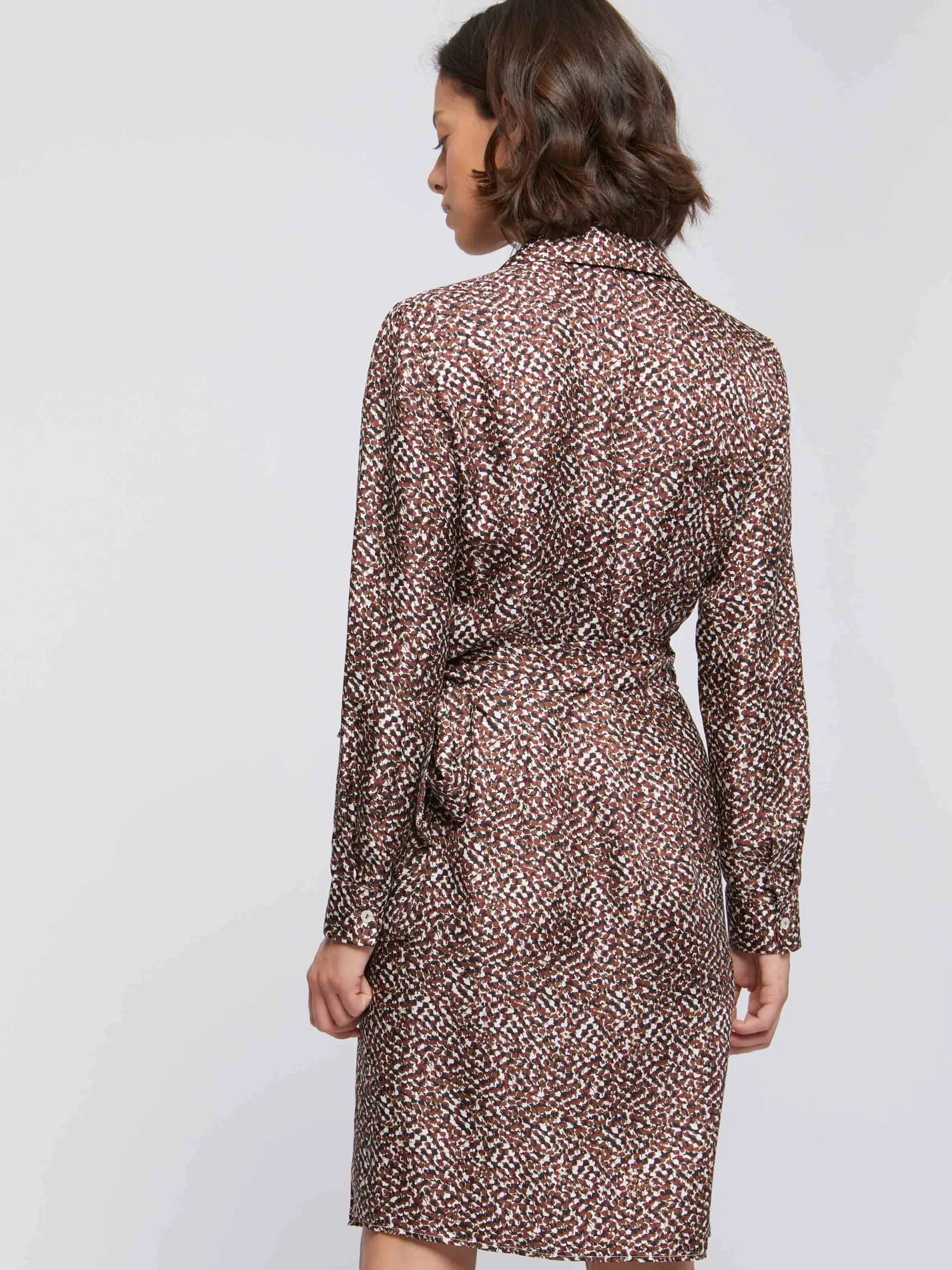 Paule Ka Robe Portefeuille En Soie Imprime Reptile<Femme Robes