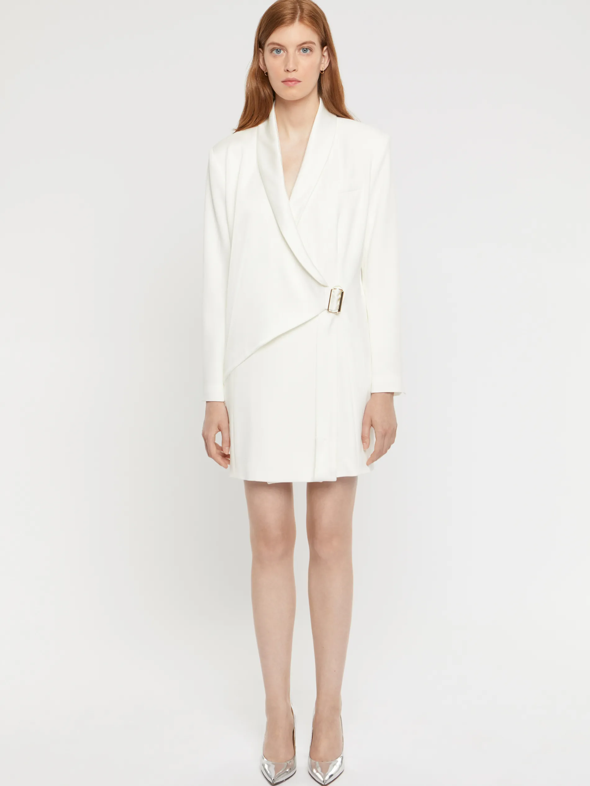 Paule Ka Robe Tailleur Cache-Coeur En Crepe Envers Satin<Femme Robes