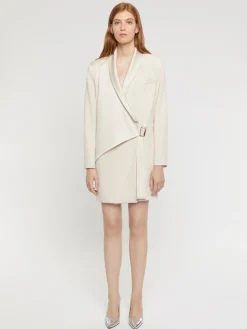 Paule Ka Robe Tailleur Cache-Coeur En Crepe Envers Satin<Femme Robes