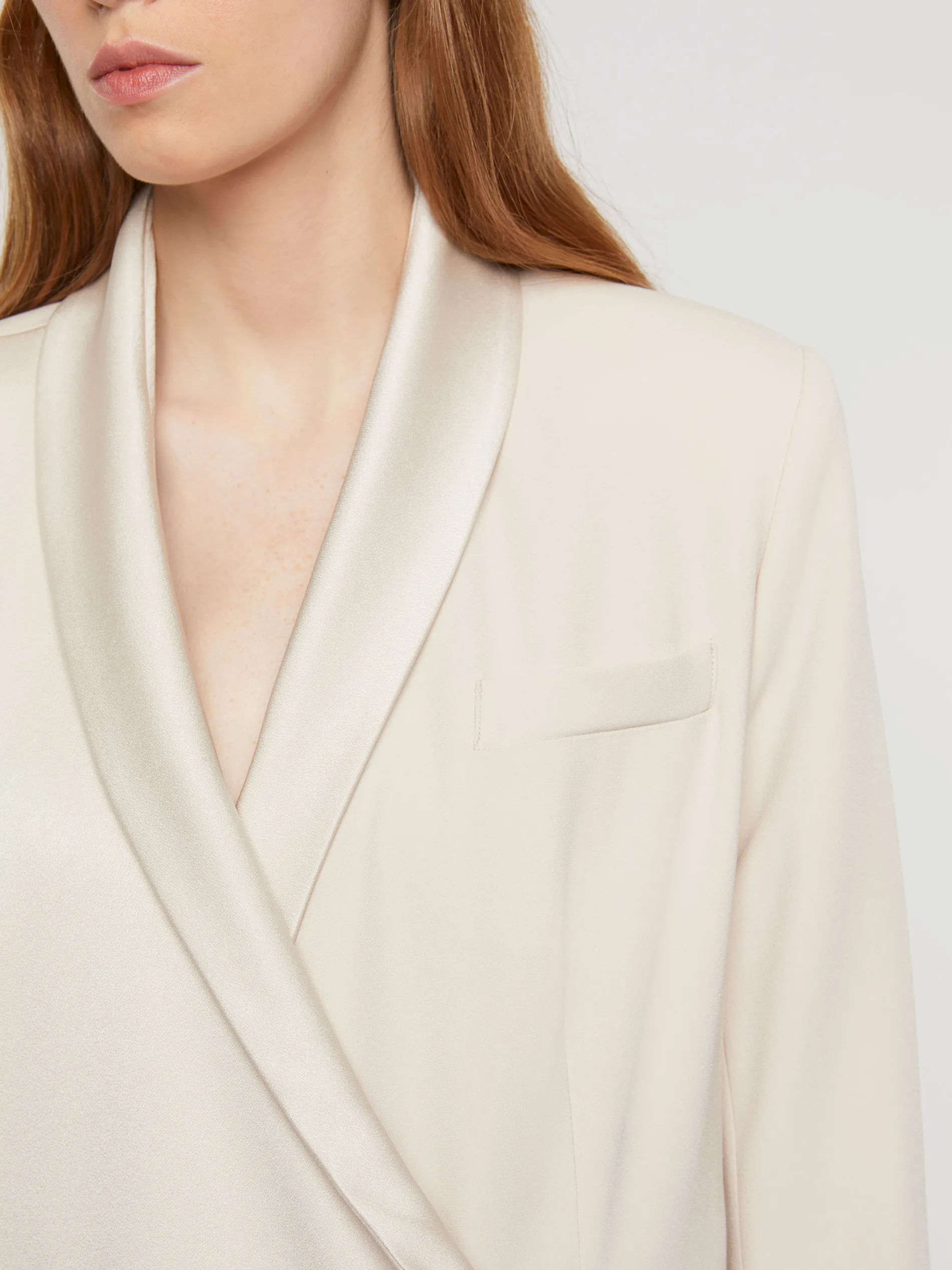 Paule Ka Robe Tailleur Cache-Coeur En Crepe Envers Satin<Femme Robes