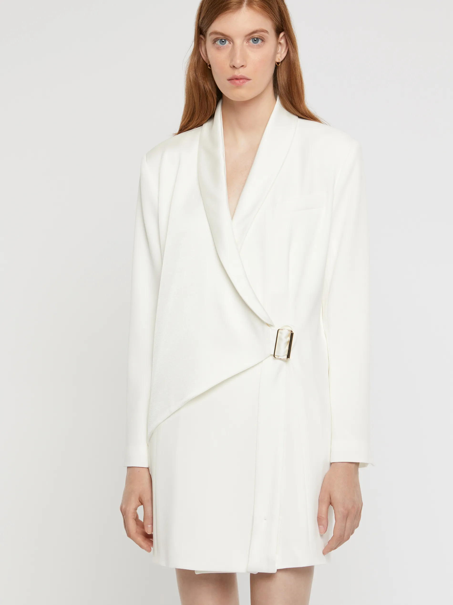 Paule Ka Robe Tailleur Cache-Coeur En Crepe Envers Satin<Femme Robes