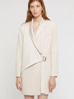 Paule Ka Robe Tailleur Cache-Coeur En Crepe Envers Satin<Femme Robes