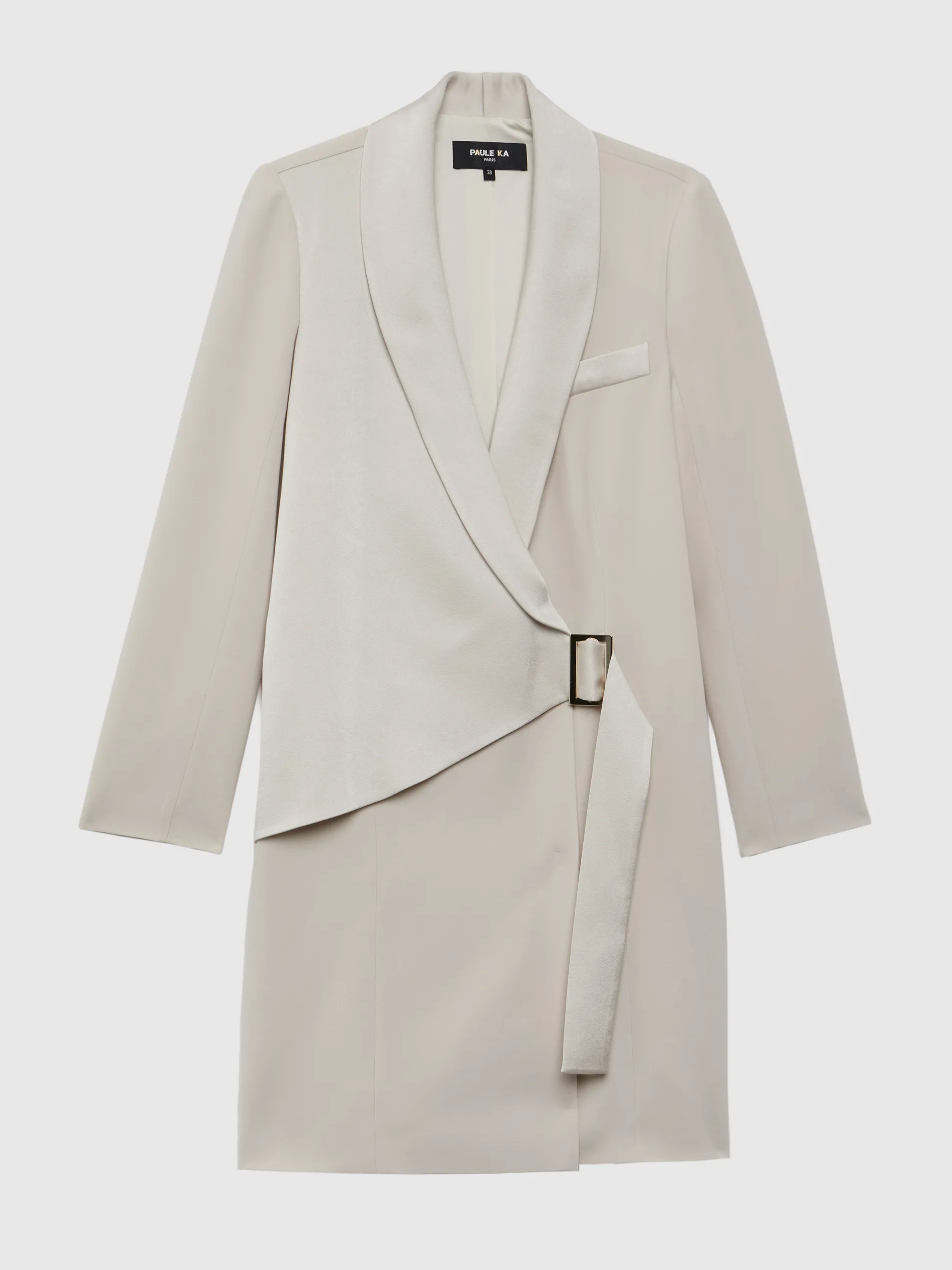Paule Ka Robe Tailleur Cache-Coeur En Crepe Envers Satin<Femme Robes