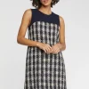 Paule Ka Robe Trapeze A Motif Pied-De-Coq<Femme Robes