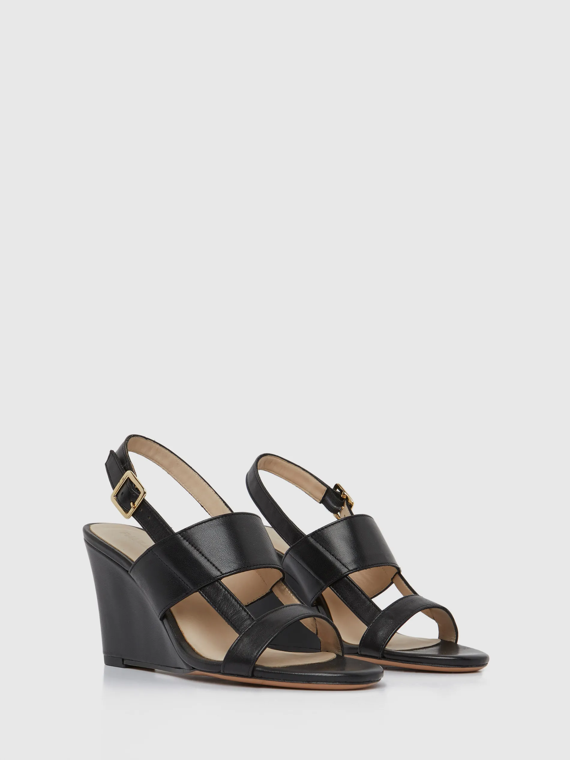 Paule Ka Sandales Compensees En Cuir Lisse<Femme Accessoires