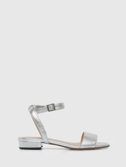 Paule Ka Sandales Plates En Cuir Lisse<Femme Accessoires