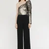 Paule Ka Top Asymetrique En Lame<Femme Tops