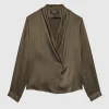 Paule Ka Top Croise En Soie<Femme Tops