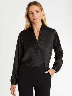 Paule Ka Top Croise En Soie<Femme Tops