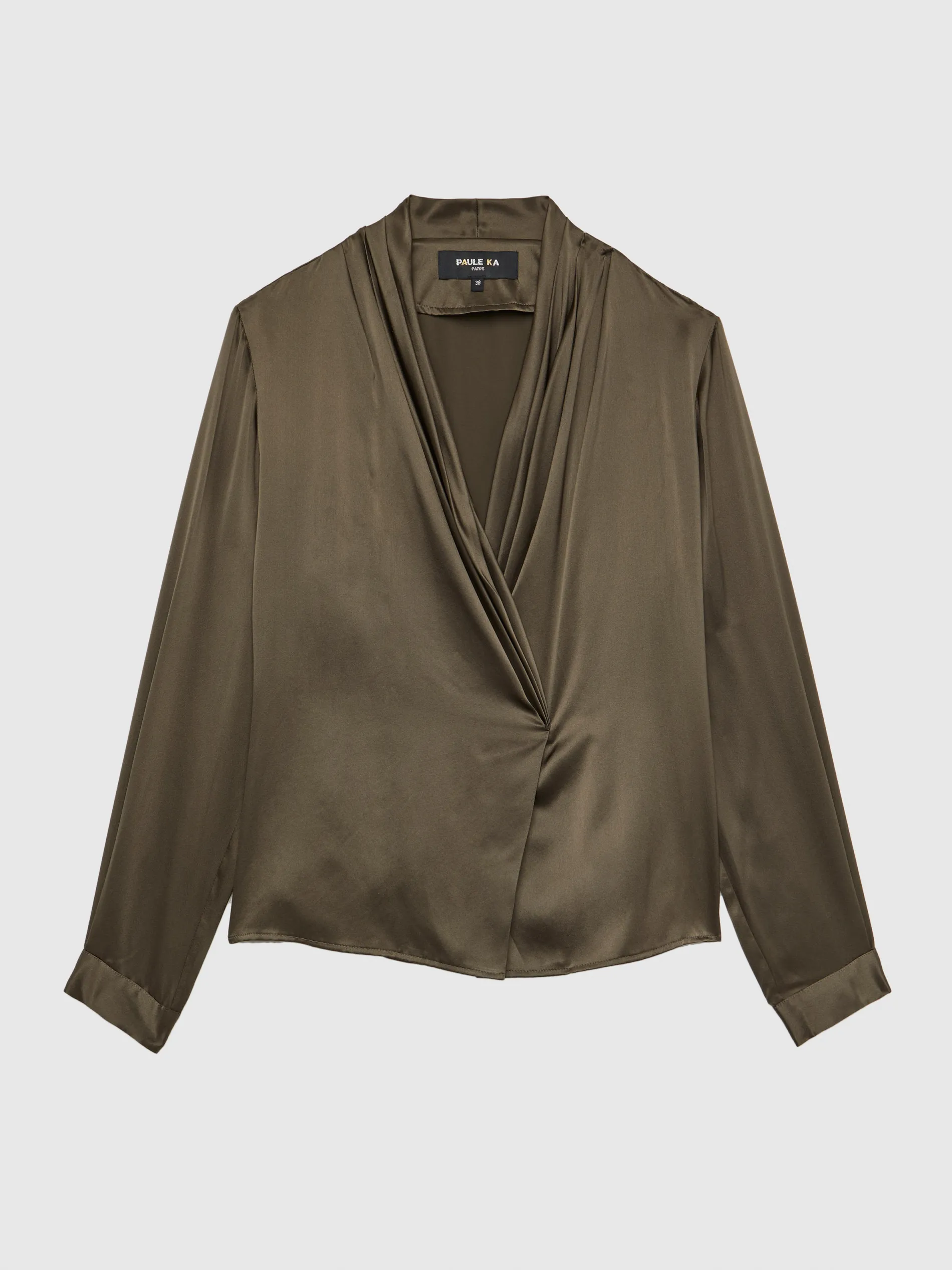 Paule Ka Top Croise En Soie<Femme Tops