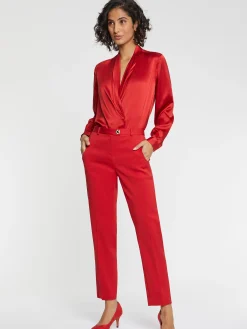 Paule Ka Top Croise En Soie<Femme Tops