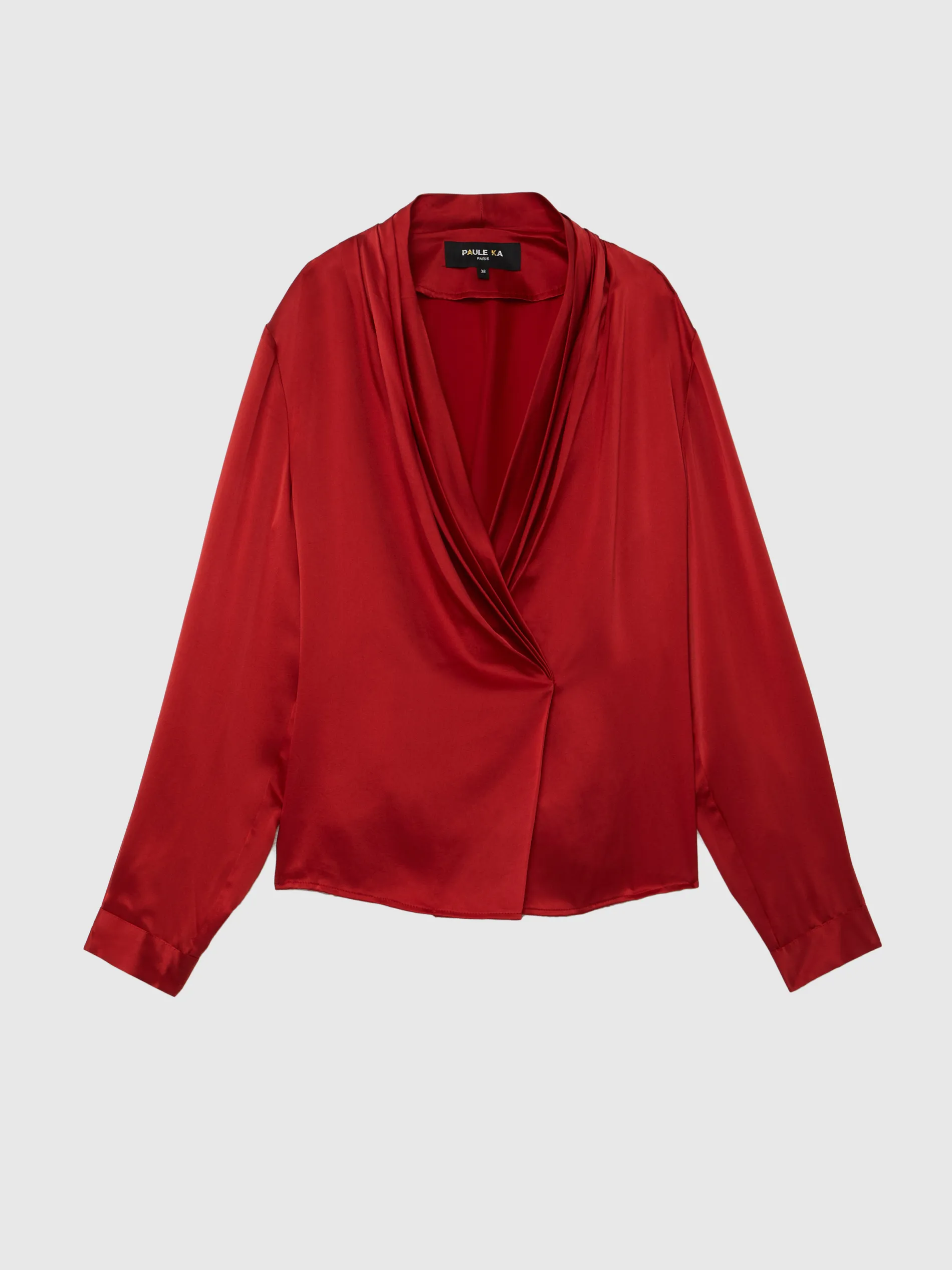 Paule Ka Top Croise En Soie<Femme Tops