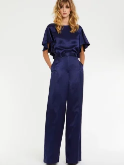 Paule Ka Top En Satin Fluide<Femme Tops