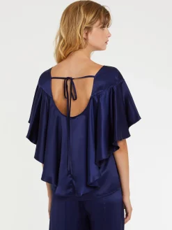 Paule Ka Top En Satin Fluide<Femme Tops