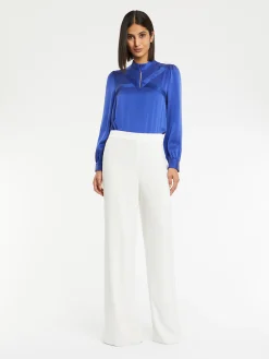 Paule Ka Top En Soie A Col Montant<Femme Tops