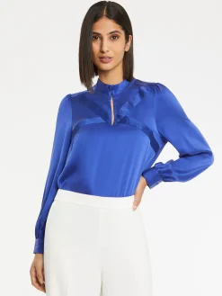 Paule Ka Top En Soie A Col Montant<Femme Tops
