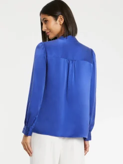 Paule Ka Top En Soie A Col Montant<Femme Tops