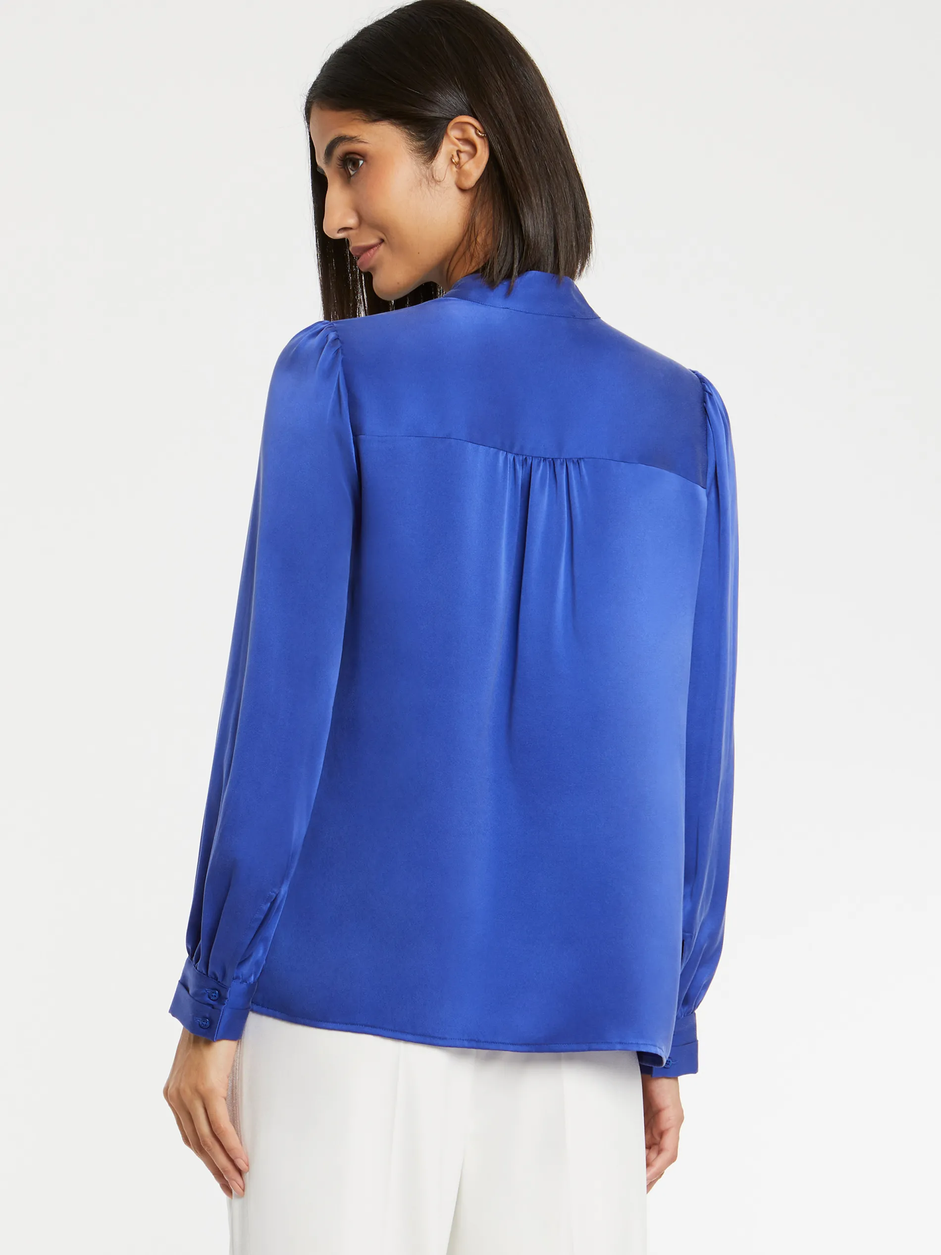 Paule Ka Top En Soie A Col Montant<Femme Tops