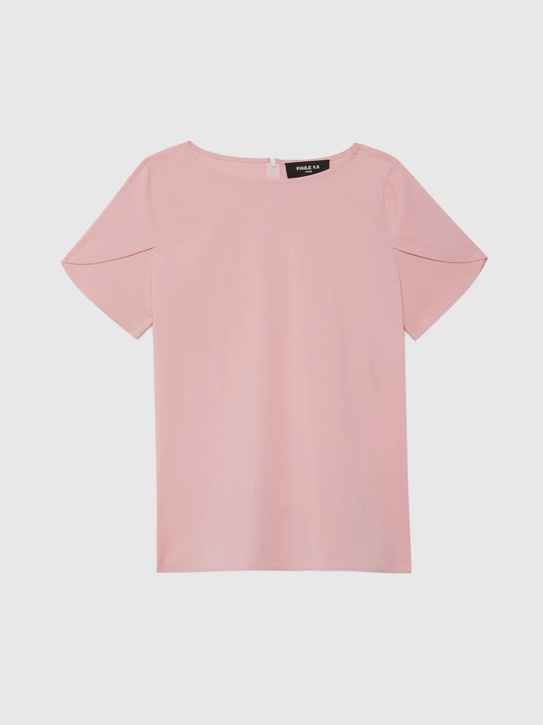 Paule Ka Top Manches Courtes En Popeline De Coton<Femme Tops