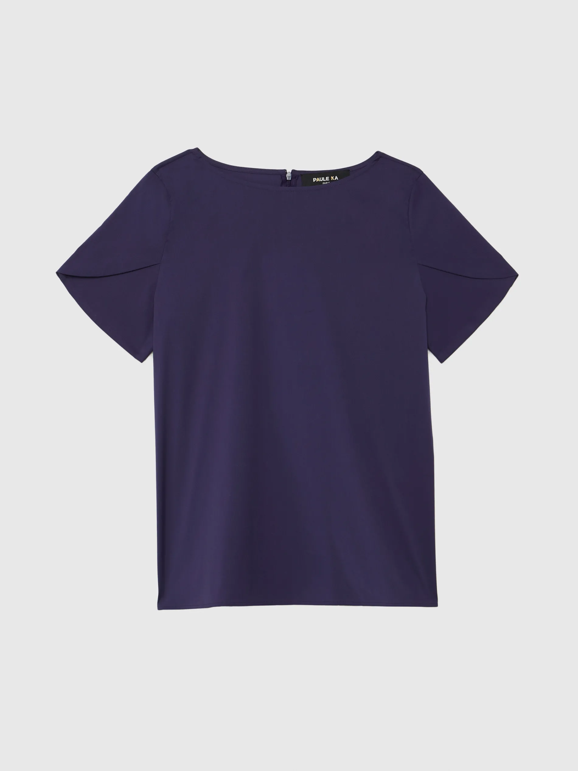 Paule Ka Top Manches Courtes En Popeline De Coton<Femme Tops