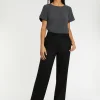 Paule Ka Top Manches Courtes En Tissu Crepe<Femme Tops