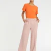 Paule Ka Top Manches Courtes En Tissu Crepe<Femme Tops