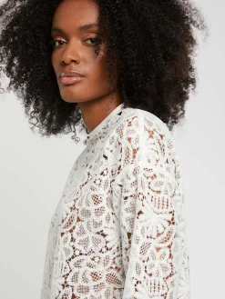 Paule Ka Top Manches Longues En Dentelle<Femme Tops