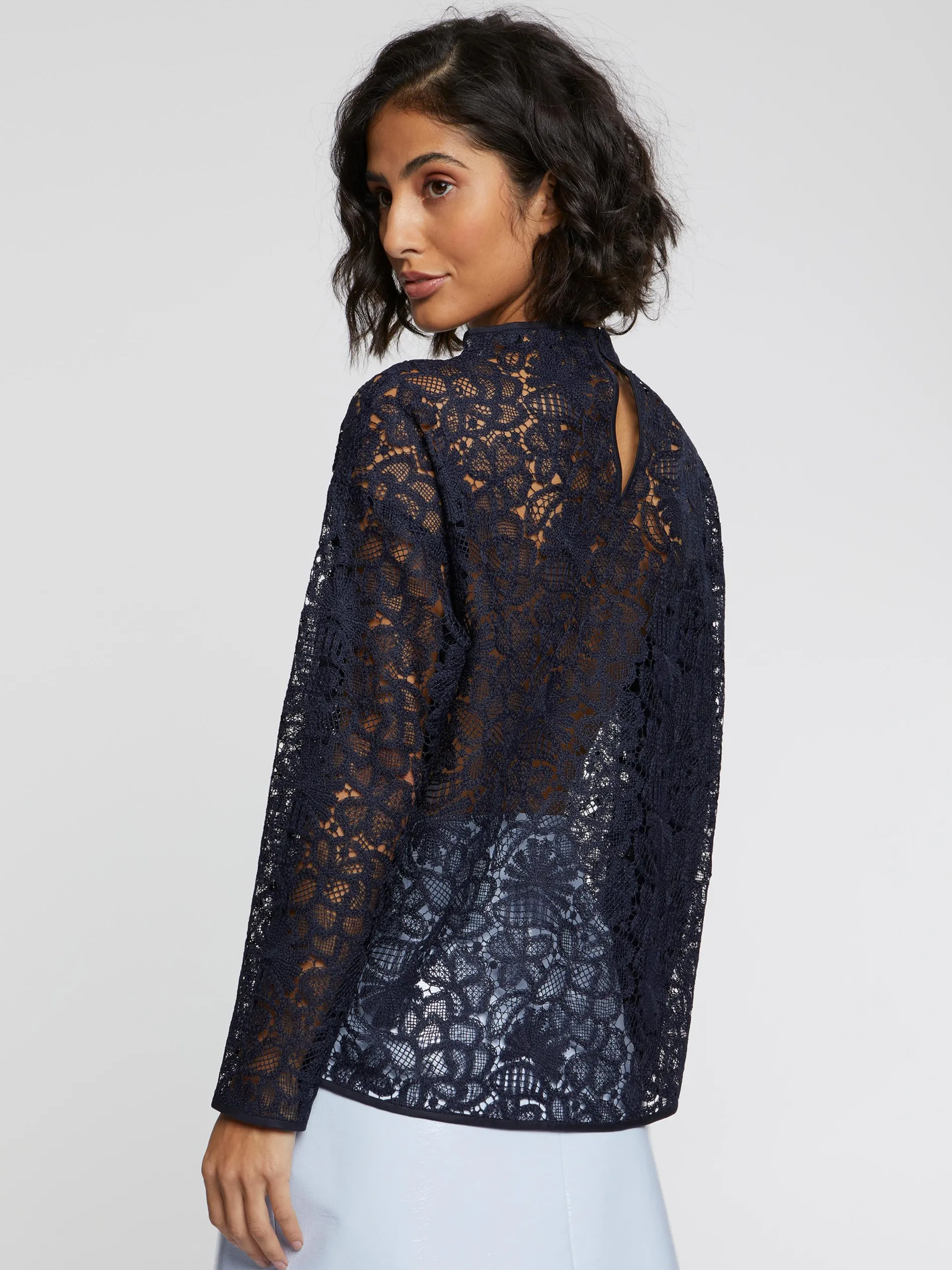 Paule Ka Top Manches Longues En Dentelle<Femme Tops