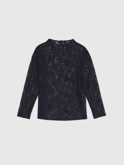 Paule Ka Top Manches Longues En Dentelle<Femme Tops