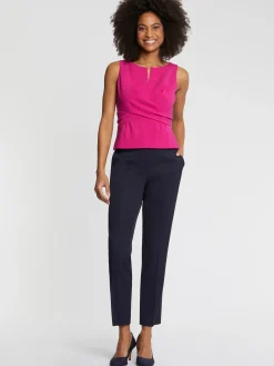 Paule Ka Top Sans Manches En Crepe Envers Satin<Femme Tops