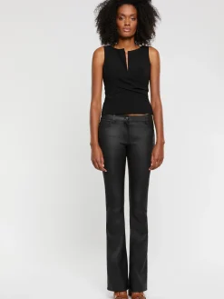 Paule Ka Top Sans Manches En Crepe Envers Satin<Femme Tops