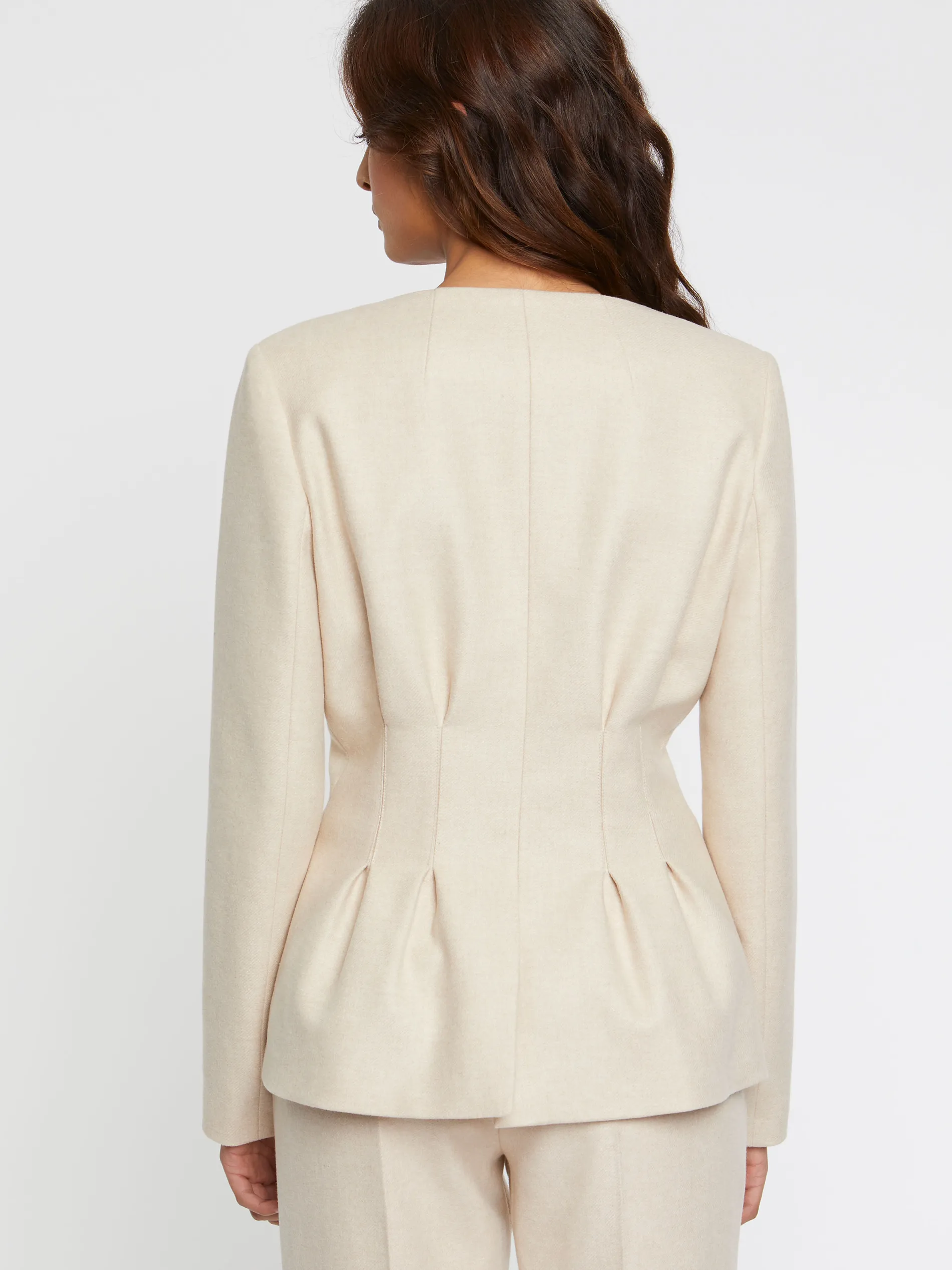 Paule Ka Veste Cintree En Flanelle<Femme Vestes