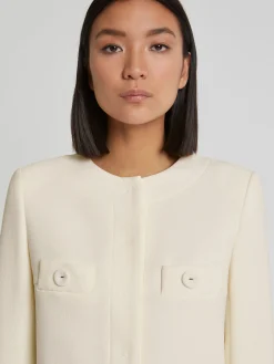 Paule Ka Veste Courte A Boutons En Laine Vierge<Femme Vestes