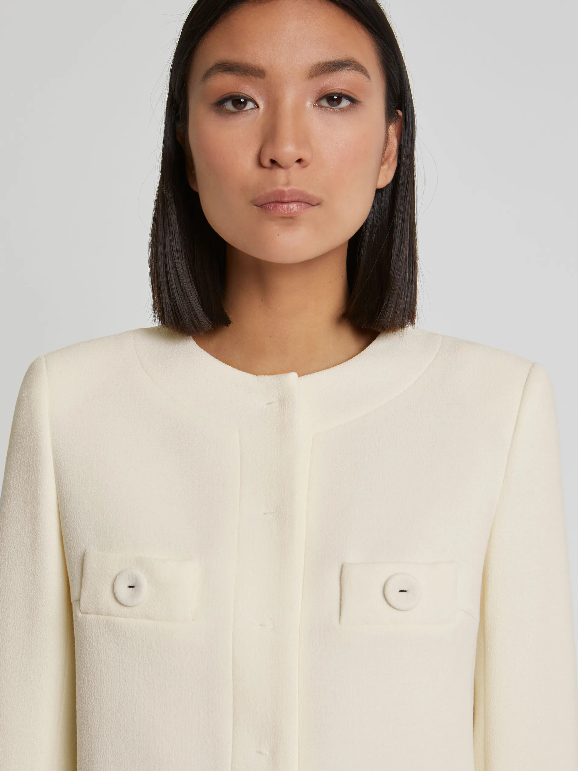 Paule Ka Veste Courte A Boutons En Laine Vierge<Femme Vestes