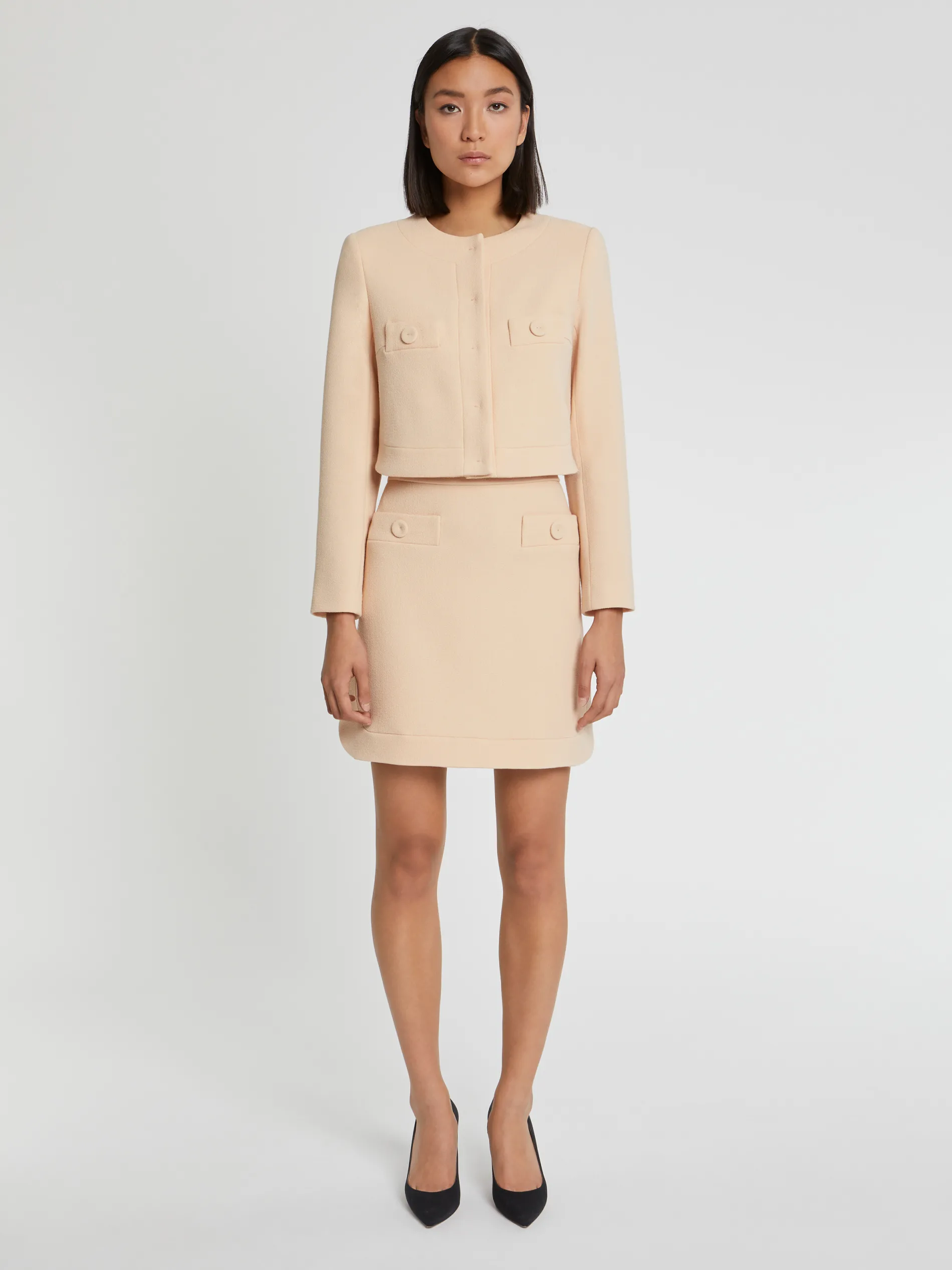 Paule Ka Veste Courte A Boutons En Laine Vierge<Femme Vestes