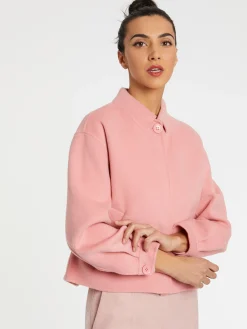 Paule Ka Veste Courte A Col En Laine<Femme Vestes