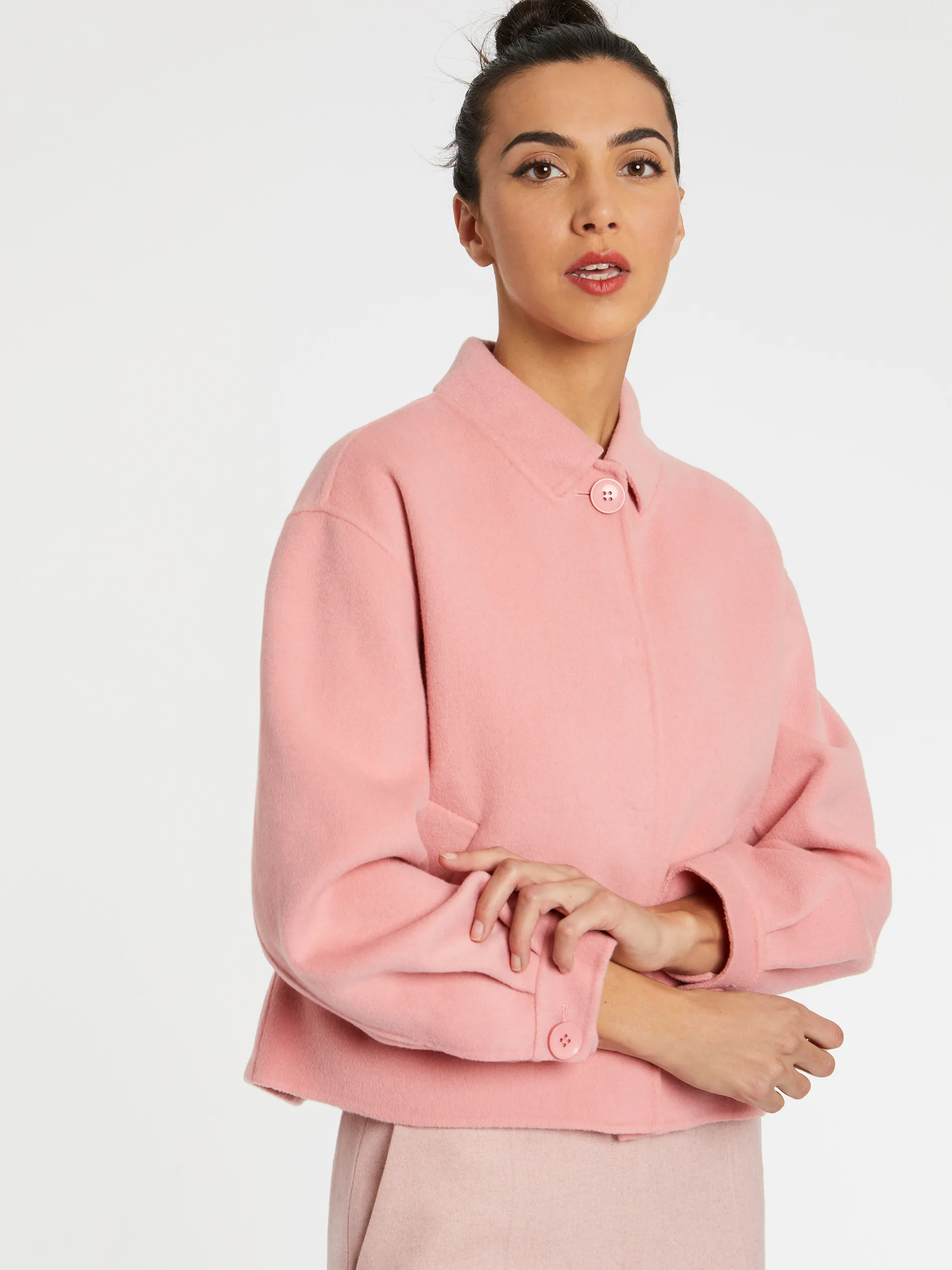 Paule Ka Veste Courte A Col En Laine<Femme Vestes