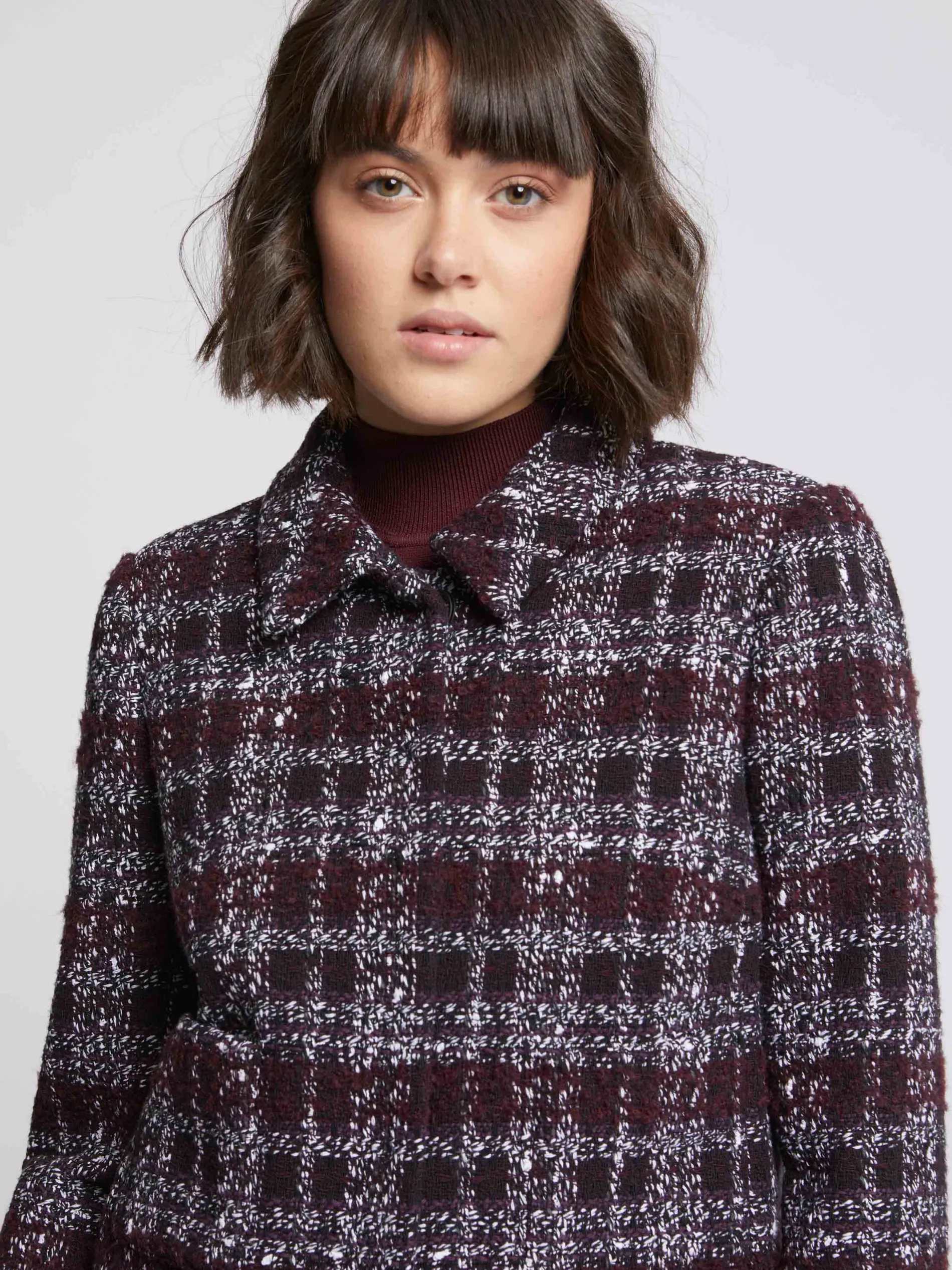 Paule Ka Veste Courte A Col En Tweed<Femme Vestes