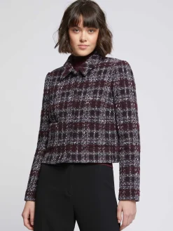 Paule Ka Veste Courte A Col En Tweed<Femme Vestes