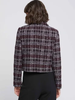 Paule Ka Veste Courte A Col En Tweed<Femme Vestes