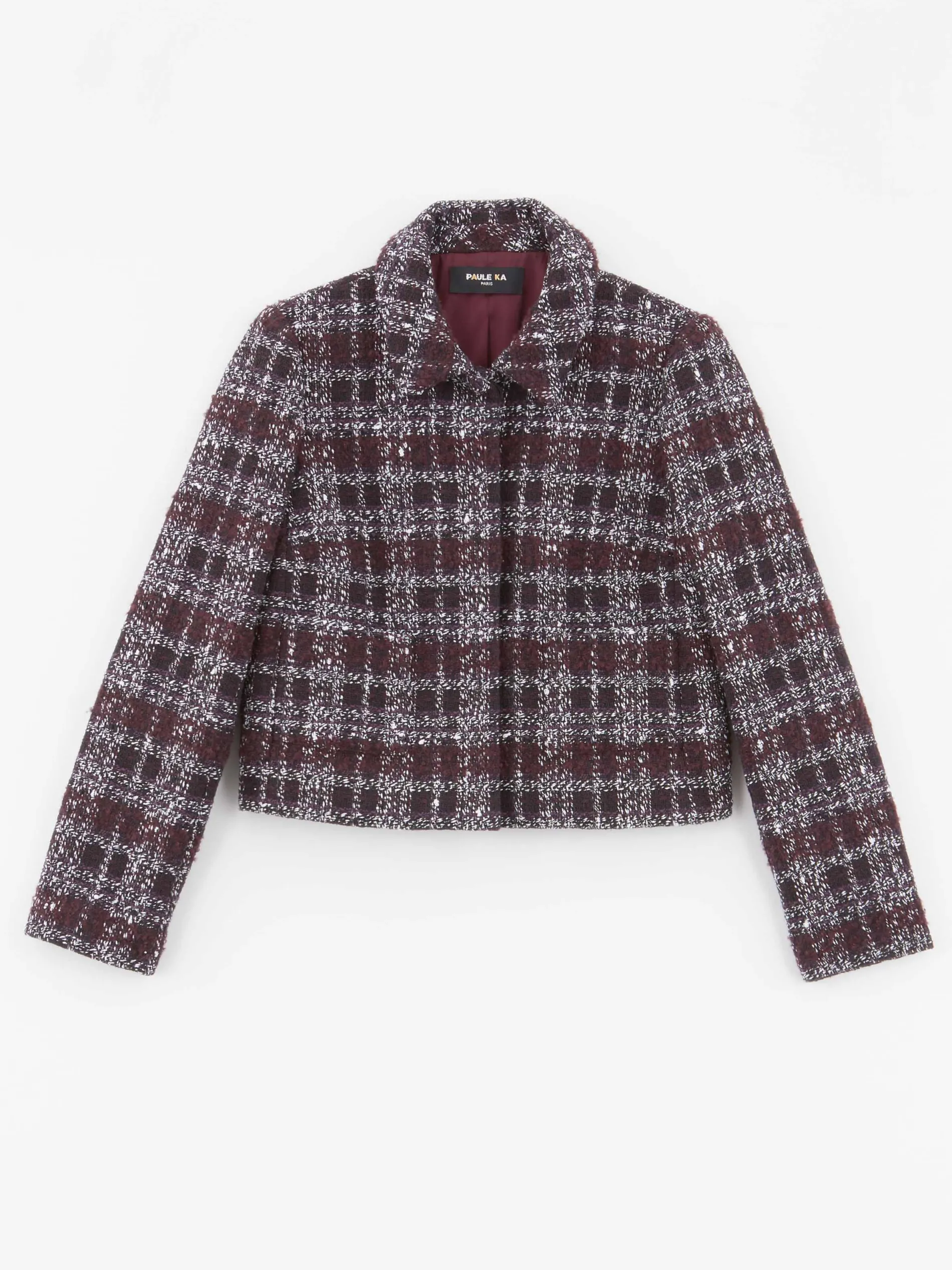 Paule Ka Veste Courte A Col En Tweed<Femme Vestes